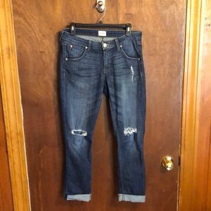 Hudson cropped straight jeans - Bacara